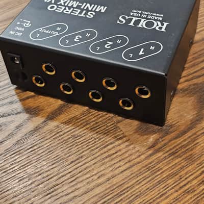 Rolls MX28 Mini-Mix VI Stereo Mixer 2020s - Black image 2