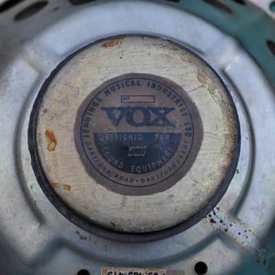 VOX LABELED 1964 OXFORD 12J4-37 PAIR image 2