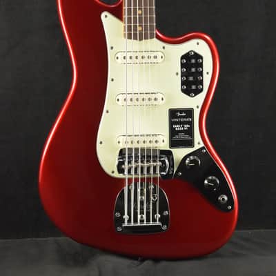 Fender Vintera III Early '60s Bass VI Candy Apple Red Rosewood Fingerboard image 1