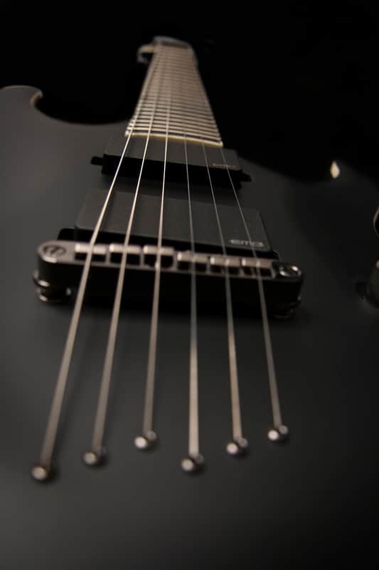 Washburn Parallaxe PXS20EC Carved Top w/EMGs Carbon Black, | Reverb