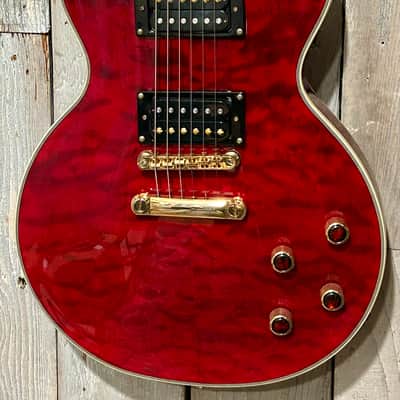 Epiphone Les Paul Custom Prophecy Plus GX Black Cherry image 4
