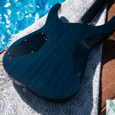 Late 90's ESP Horizon Custom Classic - Neck Through - See Through Blue w a KILLER AAA Flamed Maple Top - Made In Japan - Pro Set Up w Perfect Frets/Action/Intonation! image 9