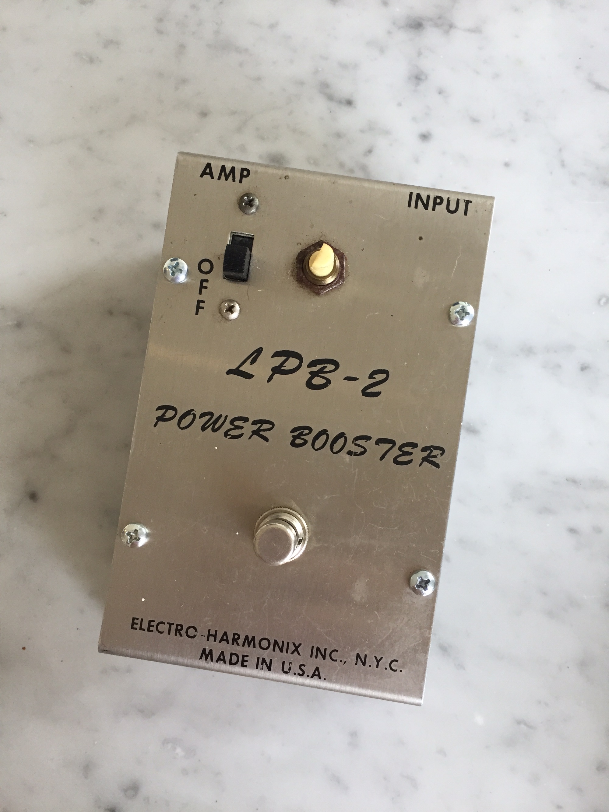 1970's Electro-Harmonix LPB-2 Power Booster First Variant Rare Collector Vintage