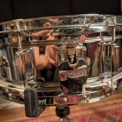 Rogers Dayton Powertone Snare COB 1960s - Chrome over brass image 1