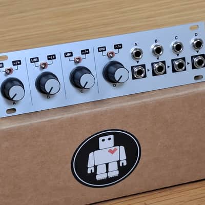 Intellijel Quadratt 1U Quad Attenuator Eurorack Synth Module 2016 - 2017 - White image 4