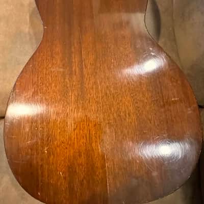 *On Sale*1929 Martin 6-string parlor guitar. Similar to a 1 or 2-18, Early conversion to 6 string guitar. 14 fret, X braced, 1.3/4 nut, rosewood bridge. Sweet Mahogany, body and neck, a very nice spruce top. *Play now and pay Later Offer* image 6