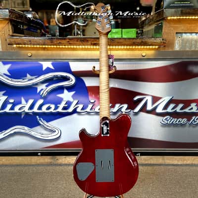 Ernie Ball Music Man Axis - 6-String Guitar - Roasted Amber Flame Gloss Finish w/Case image 11