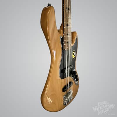 Sire Marcus Miller V5-5 String Bass Guitar, Roasted Maple Fingerboard, Natural image 3