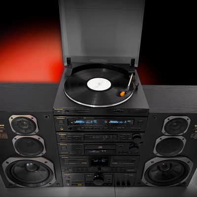 Technics SU-X920D (1991) Black 🌈RaRe🌈 Vintage Stereo Components System image 5