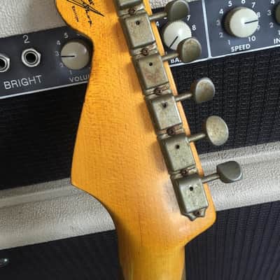 Fender Stratocaster Black over Sunburst Customshop image 5