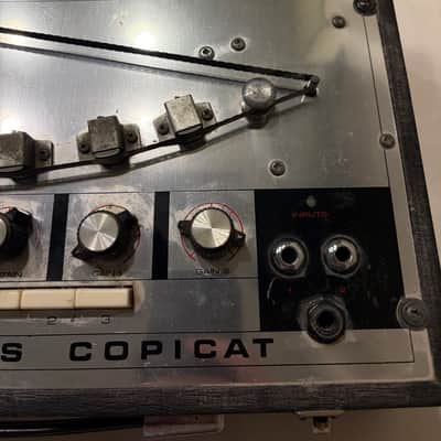 WEM Watkins Copicat Solid-State Tape Echo 1970s - Metal with Black Case image 6
