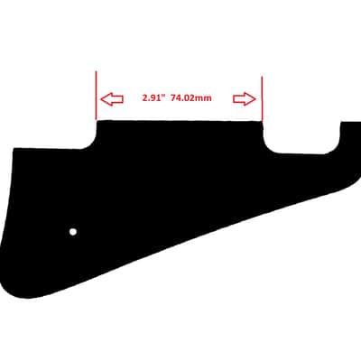 Custom Pickguard For 2010 - 2015 Made in America Gibson Les Paul Studio '60s Tribute with P90s - Parchment Solid Thin .060" image 3