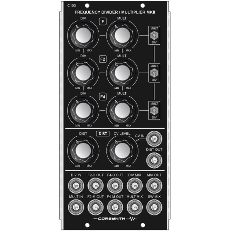 Corsynth - C103: Frequency Divider / Multiplier MKII (5U/MU) image 1