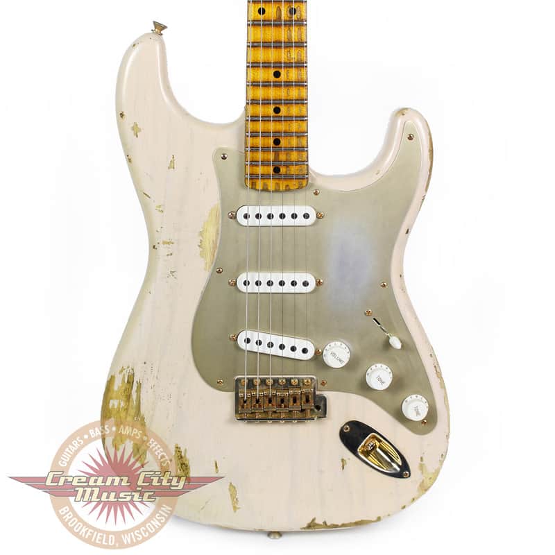 Fender Custom Shop Limited Edition Golden '50s 1954 Stratocaster in Dirty White Blonde image 1