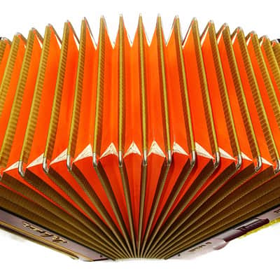 Almost Unused Hohner Norma III DeLuxe Diatonic Button Accordion Garmon German Harmonika 2135, Rare Squeezebox, Fantastic sound! image 9