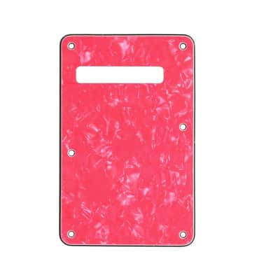 Strat Stratocaster Electric Guitar Back Plate Trem Tremolo cover USA MEX FIT - Blue and Yellow Abstract image 22