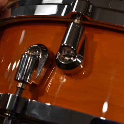 Yamaha Made in Japan 14 x 4 Maple Custom Absolute Piccolo Snare Drum in Honey Amber Lacquer image 16