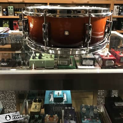 Pearl Vision Birch Snare Drum Burnt Orange Fade *Excellent Condition* image 3