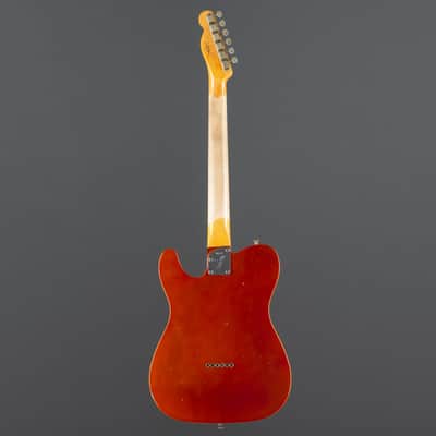 Fender Postmodern Telecaster Journeyman Faded Aged Candy Tangerine - Custom Electric Guitar image 3