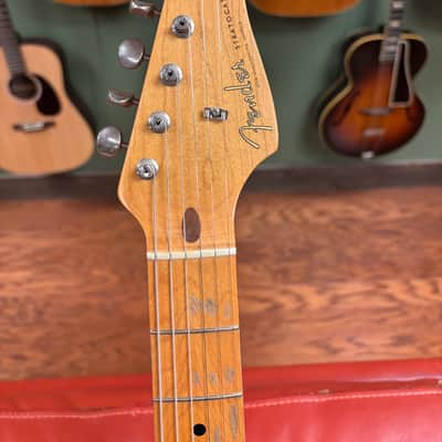 2008 Fender Custom Shop David Gilmour Stratocaster Relic Black over 3-Color Sunburst image 18