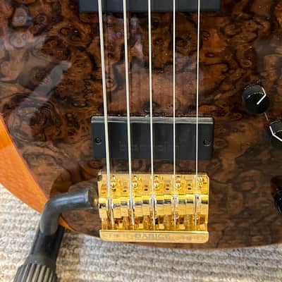 Cort Rithimic V NAT Walnut Burl Top 5-String Bass - w/Sadowsky Preamp image 8