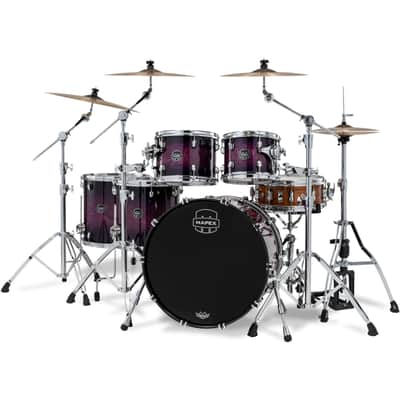 Mapex SR628XZXP Saturn VI Royal Purple Burst - Drum Shell Set image 2