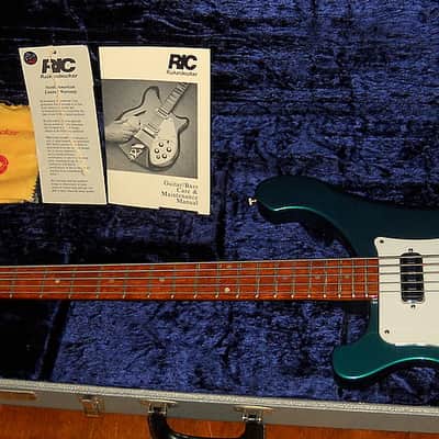Rare 1994 Rickenbacker 4003/S 5 String Bass Left Handed Lefty with Original Case image 3