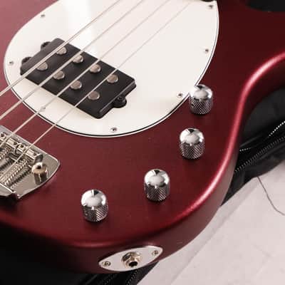 Music Man Sub Sterling Bass Textured Red 2004 image 11
