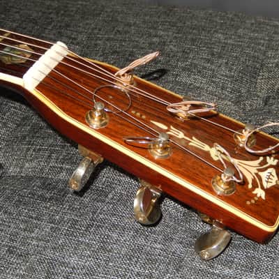 MADE IN JAPAN 1976 - RIDER R500D - AMAZING - MARTIN D45 STYLE - ACOUSTIC GUITAR image 7