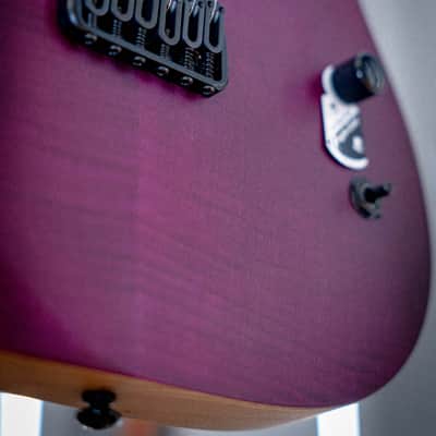 Schecter John Browne Signature Tao-6 2022 - Present - Satin Trans Purple image 3