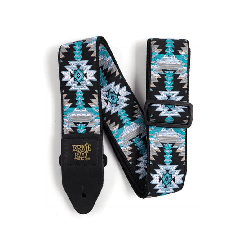 Ernie Ball JACQUARD STRAP ALBUQUERQUE BLUE image 1