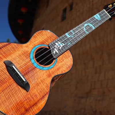 kaifen custom 5A hawaiian koa concert ukulele image 1