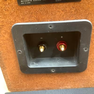 Technics SB 40 vintage Japan made hifi bookshelf stereo speaker system set wood image 15