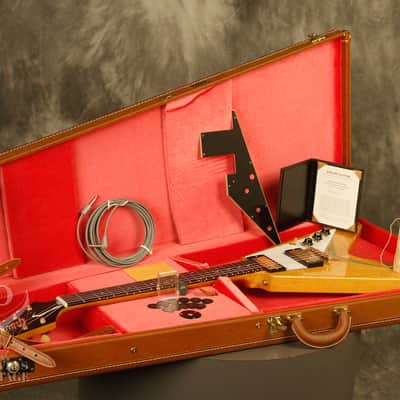 2021 Gibson Collector's Edition 1958 Flying V + Explorer set Korina Murphy Lab PROTOTYPE image 12