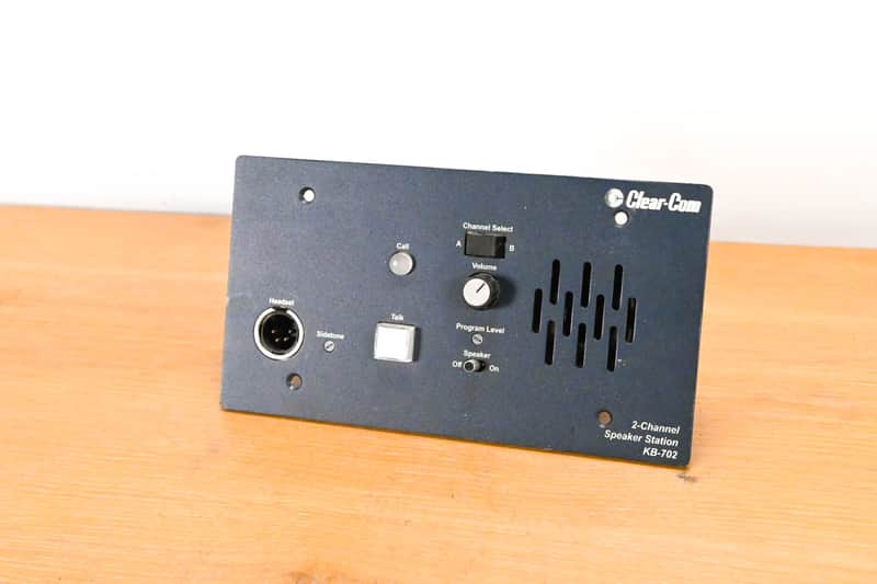 Clear-Com KB-702 2-Channel Remote Speaker Station CG01TE6 image 1