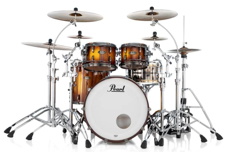 PEARL MASTERS MAPLE/GUM 10-12-16-22 EXOTIC BRAZILIAN SEMAN HONEYBURST image 1