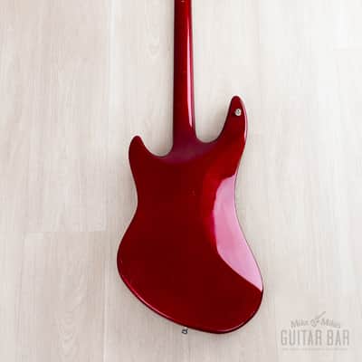 1982 Guyatone Sharp 5 LG-1200 Vintage Guitar Metallic Red, Sharp Five image 3