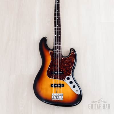 1988 Fender Jazz Bass ‘62 Vintage Reissue JB62-60 Sunburst, Japan MIJ Fujigen image 2