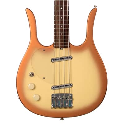 Jerry Jones LEFTY Longhorn Bass - Copperburst - Short Scale Electric Bass Guitar - USED! image 1