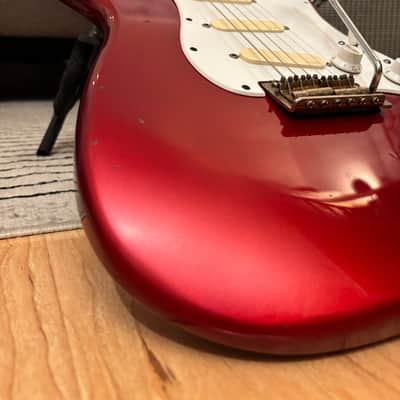 Fender Stratocaster David Gilmour Candy Apple Red Relic 7.2lbs w/ Fender Case imagen 20
