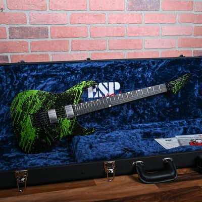 ESP USA Custom Shop M-II NTB Alien Blood Splatter 2024 w/OHSC image 2