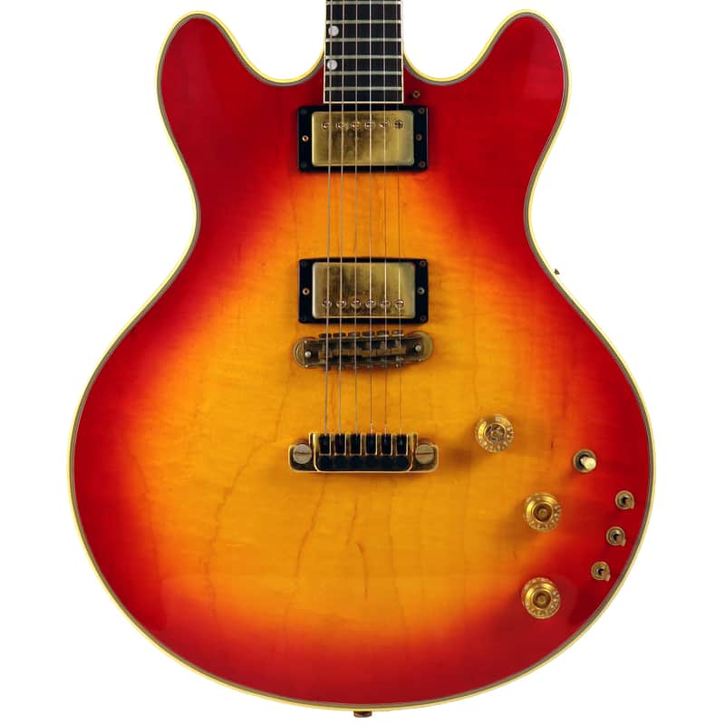 1980 Gibson ES-Artist Moog Active Circuit - Cherry Burst image 1