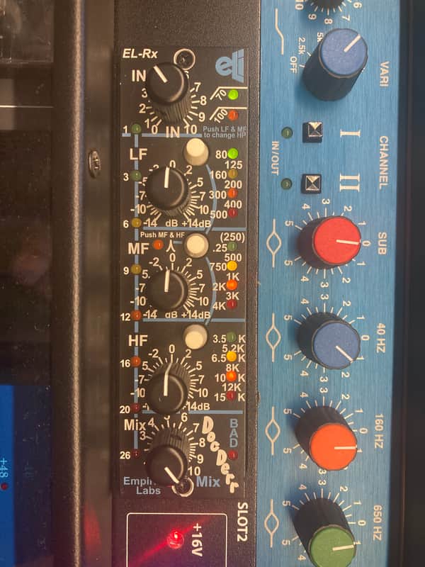 Empirical Labs EL-Rx DocDerr 500 Series Channel Strip Module 2010s - Black image 1