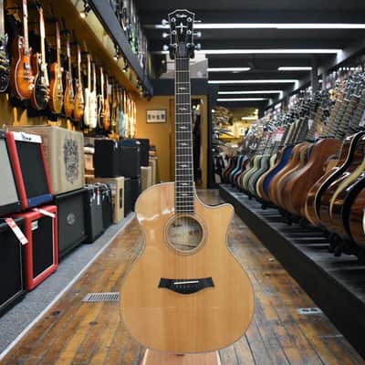 💫 Taylor Catch Custom C14CE GA with Torrefied Sitka/ Flamed Maple image 3