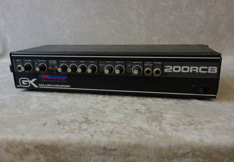 USA Gallien-Krueger GK 200RCB bass amp head | Reverb
