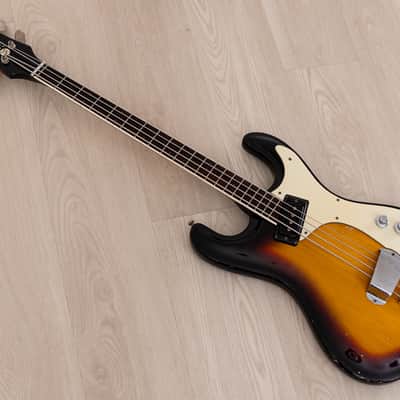 1965 Mosrite Ventures Model Vintage Short Scale Bass Sunburst image 14