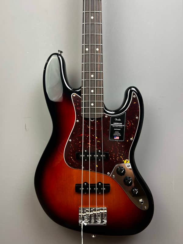Fender American Professional II Jazz Bass 2024 - 3-Color Sunburst image 1