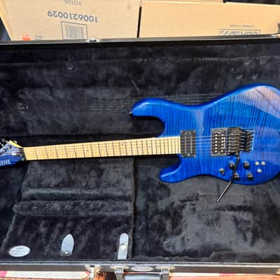 Kiesel Jason Becker JB200C Bluey Left Handed Electric Guitar w Case image 1