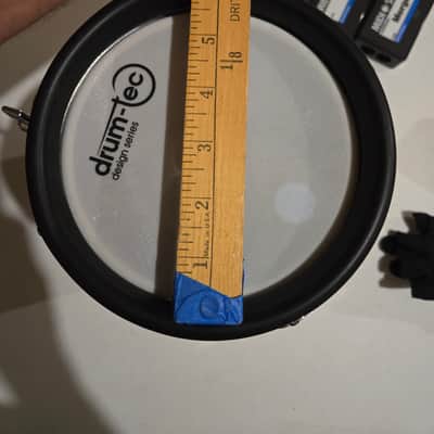 Drum-Tec MiniBan 6" E-drum mesh trigger pad, 10" deep - Drumtec eban image 4