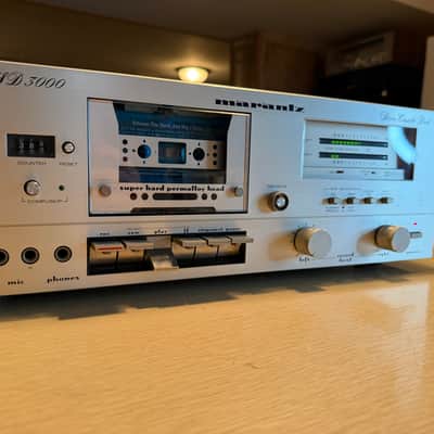 VINTAGE Marantz SD3000 Stereo Cassette Deck  Near Mint Fresh Service Rare Gold🔥 image 5